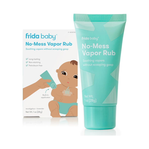 Frida Baby No-Mess Vapor Rub, Baby Vapor Rub for Chest