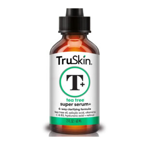 TruSkin Tea Tree Oil for Face - Acne Serum - Unclog Pores, Soothe Breakouts - 2 fl oz