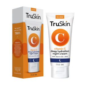TruSkin Vitamin C Night Cream – Collagen Supporting Blend with Cocoa Butter, Vitamin B5, Botanical Essential Oils, Face & Neck, 2 Fl Oz