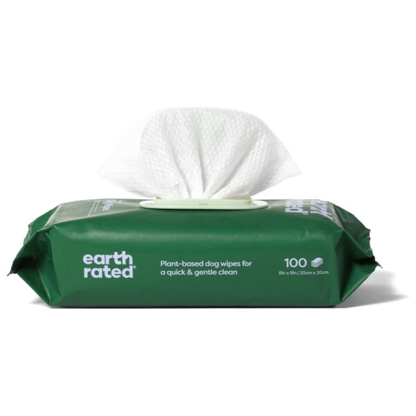 Earth Rated Dog Wipes - Lavender Scented, 100 Count