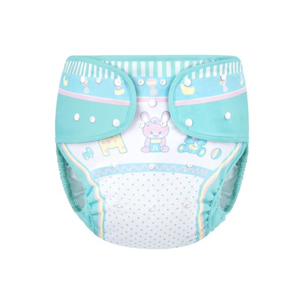 LittleForBig Washable Adjustable Reusable Waterproof Cloth Adult Diaper Wrap Cover One Size