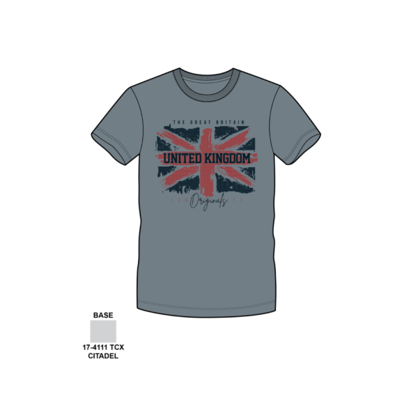 Men Shirt United Kingdom Design , 100% Cotton Citadel Colour